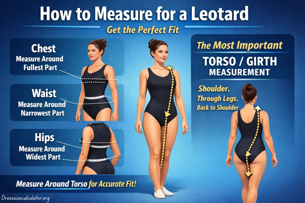 Leotard Size Measurements