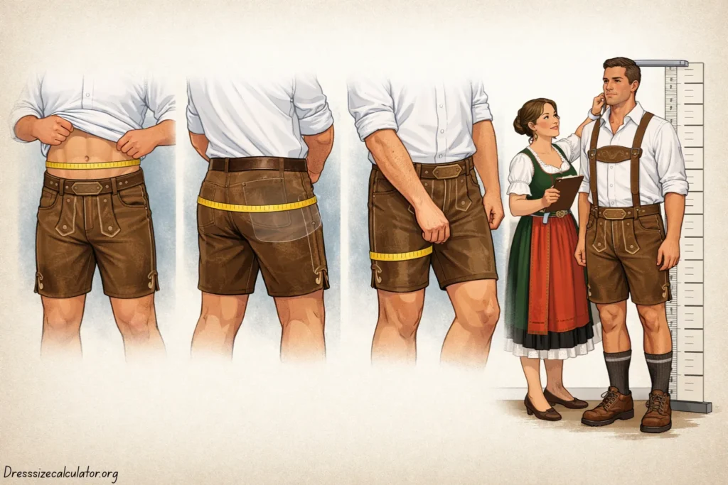 Measurements For Lederhosen Size